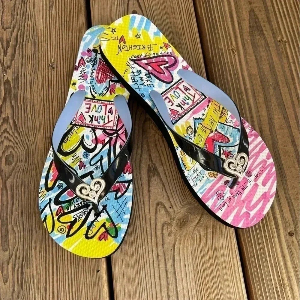 Brighton Loving Flip Flop Sz 9